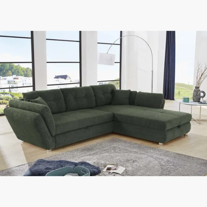 salon d'angle convertible Jengen vert