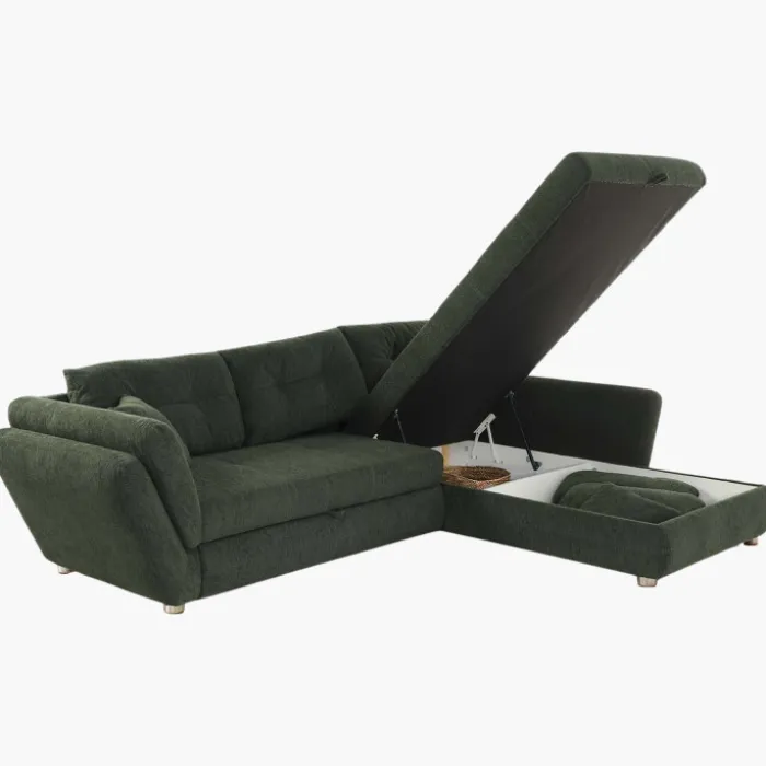 salon d'angle convertible Jengen vert