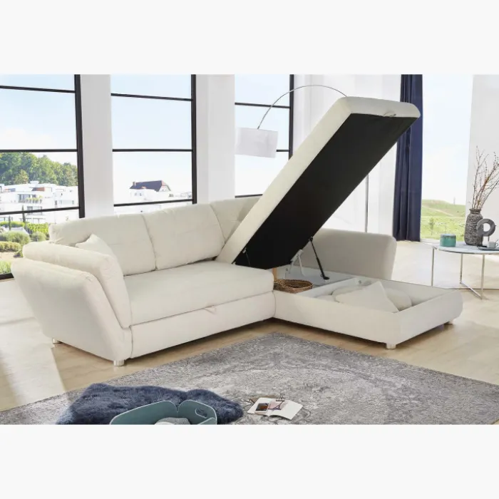 salon d'angle convertible Jengen beige