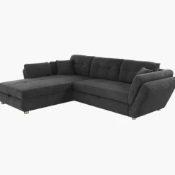 Salon d'angle convertible Jengen anthracite