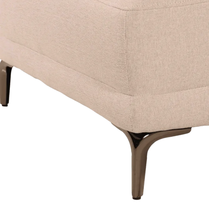 Salon d'angle droit Cologne Beige avec relax électrique