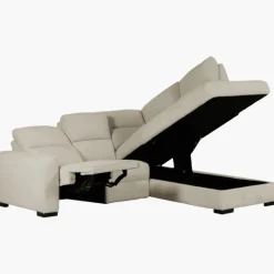 Salon d'angle droit Maeve Ivory