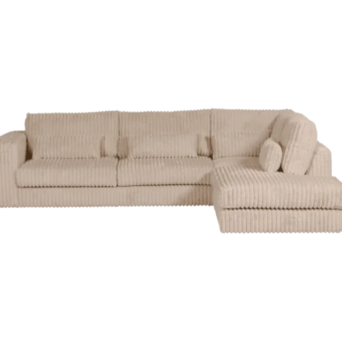 Salon d'angle droit Mojo beige