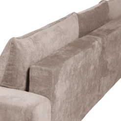 Salon d'angle droit New Atlantic beige