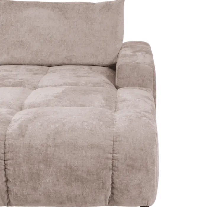 Salon d'angle droit New Atlantic beige