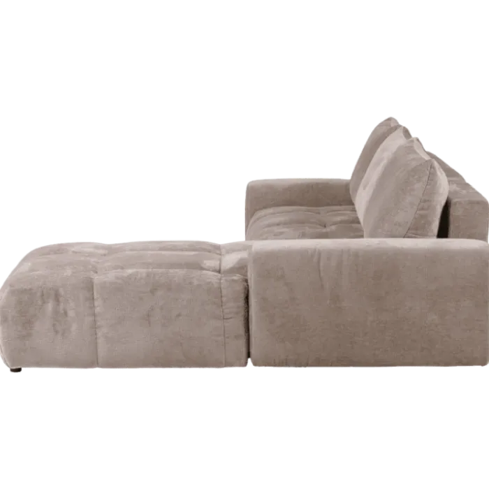 Salon d'angle droit New Atlantic beige