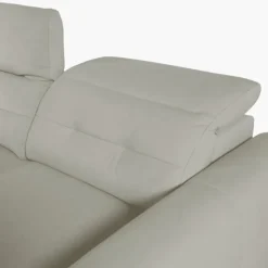 salon d'angle droit Saphire 2 + cl blanc