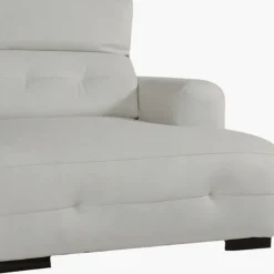 salon d'angle droit Saphire 2 + cl blanc