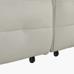 salon d'angle droit Saphire 2 + cl blanc