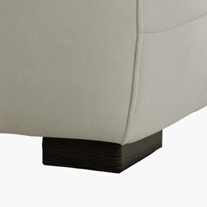 salon d'angle droit Saphire 2 + cl blanc