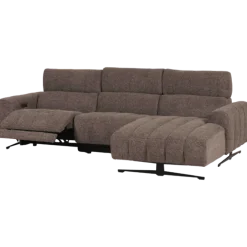 Salon d'angle droit Willow gris anthracite