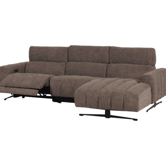 Salon d'angle droit Willow gris anthracite