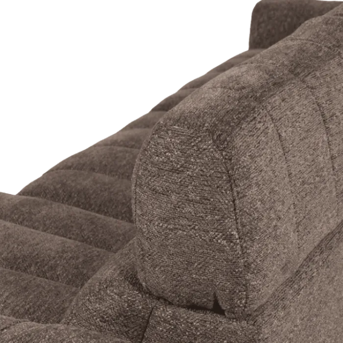 Salon d'angle droit Willow gris anthracite