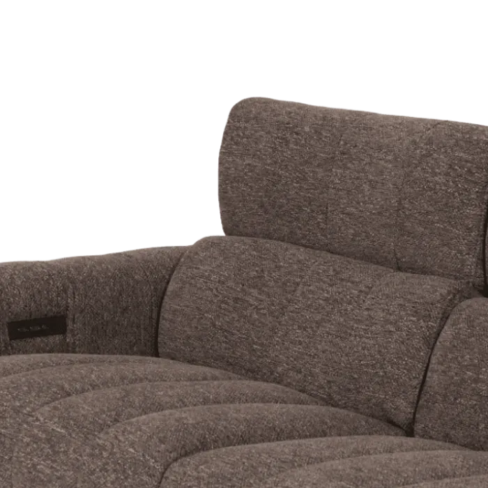 Salon d'angle droit Willow gris anthracite