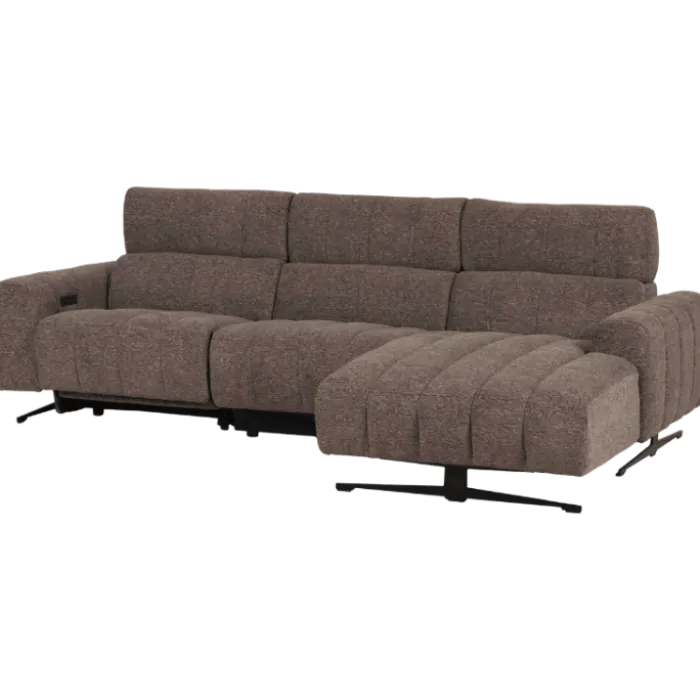Salon d'angle droit Willow gris anthracite