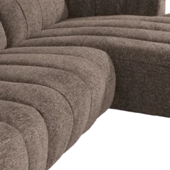 Salon d'angle droit Willow gris anthracite