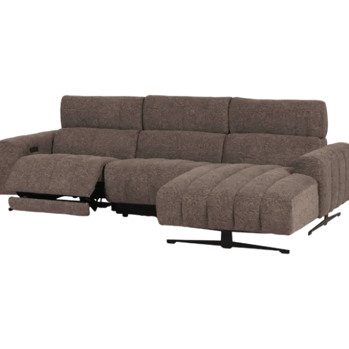 Salon d'angle droit Willow gris anthracite