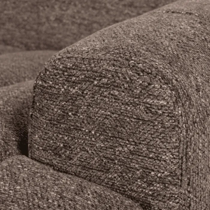 Salon d'angle droit Willow gris anthracite