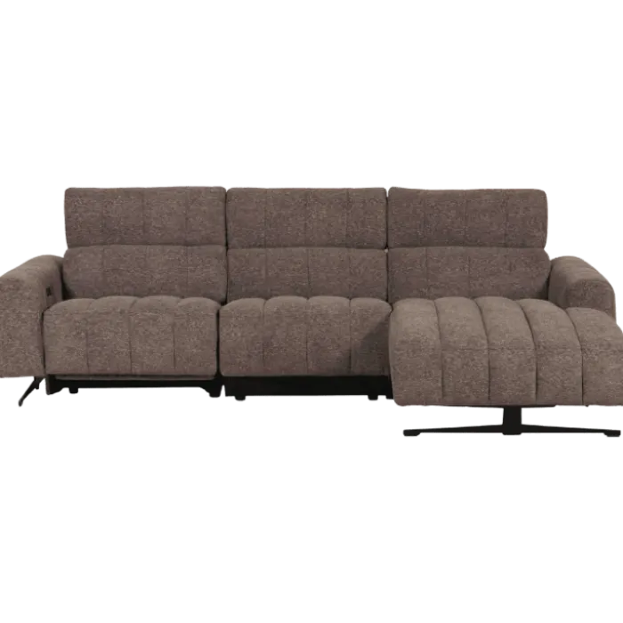 Salon d'angle droit Willow gris anthracite