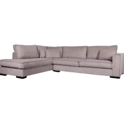Salon d'angle gauche Brussels marron