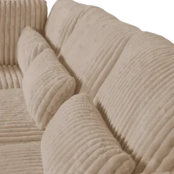 Salon d'angle gauche Mojo beige