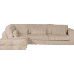 Salon d'angle gauche Mojo beige