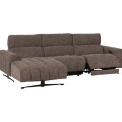 Salon d'angle gauche Willow gris foncé