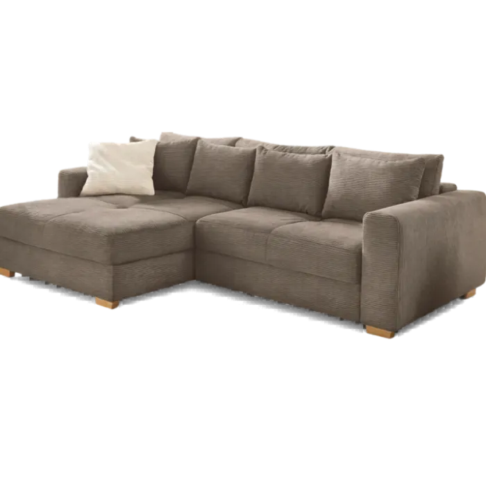 Salon d'angle Kampen taupe