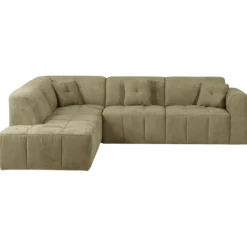 Salon d'angle Korfu beige/taupe