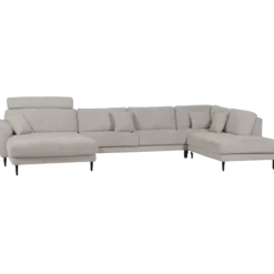 Salon d'angle Malibu gris