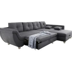 Salon d'angle Maranello gris