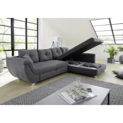 Salon d'angle Maranello gris