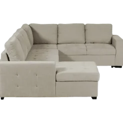 Salon d'angle Olivia convertible avec coffre de rangement