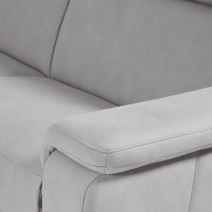 Salon d'angle Panenka gris clair