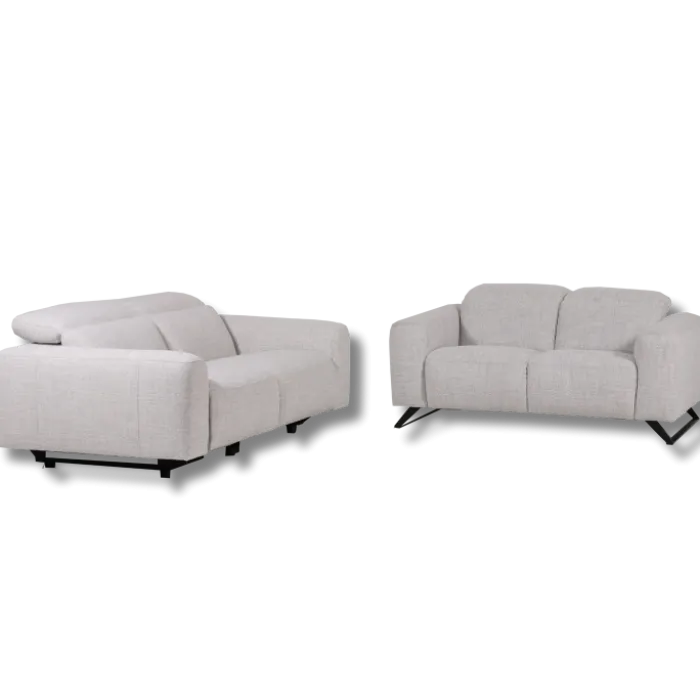 Salon 3 + 2 places KM.6055 gris clair