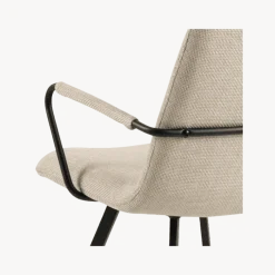 Selina Basel 24 chaise avec accoudoirs beige