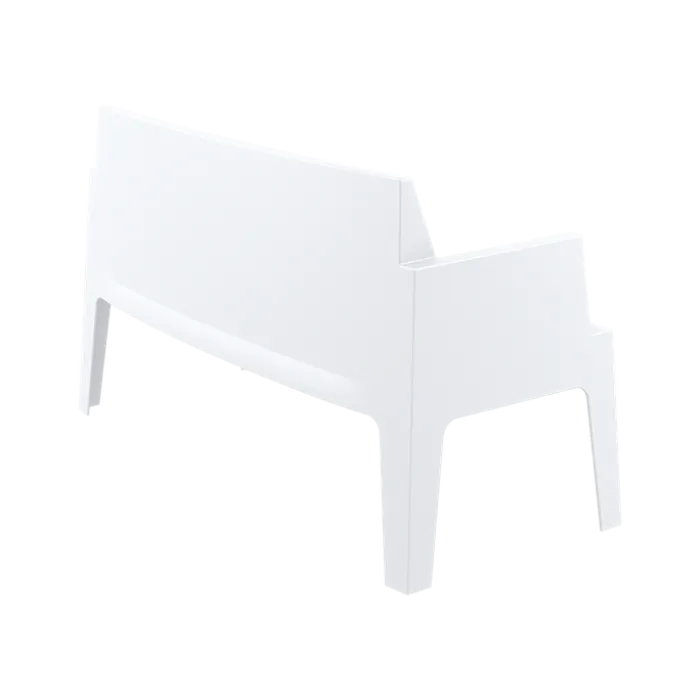 Set Box Blanc ( x2 fauteuils + x1 2 places + x1 table basse)