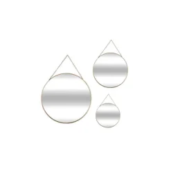 Set de 3 Miroir Leny or