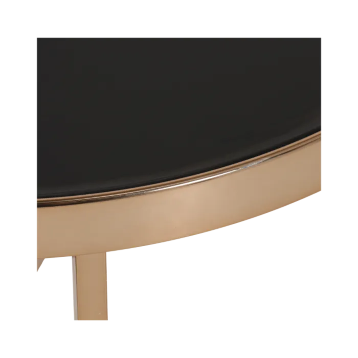 Set de 2 table GC4748 champagne/noir