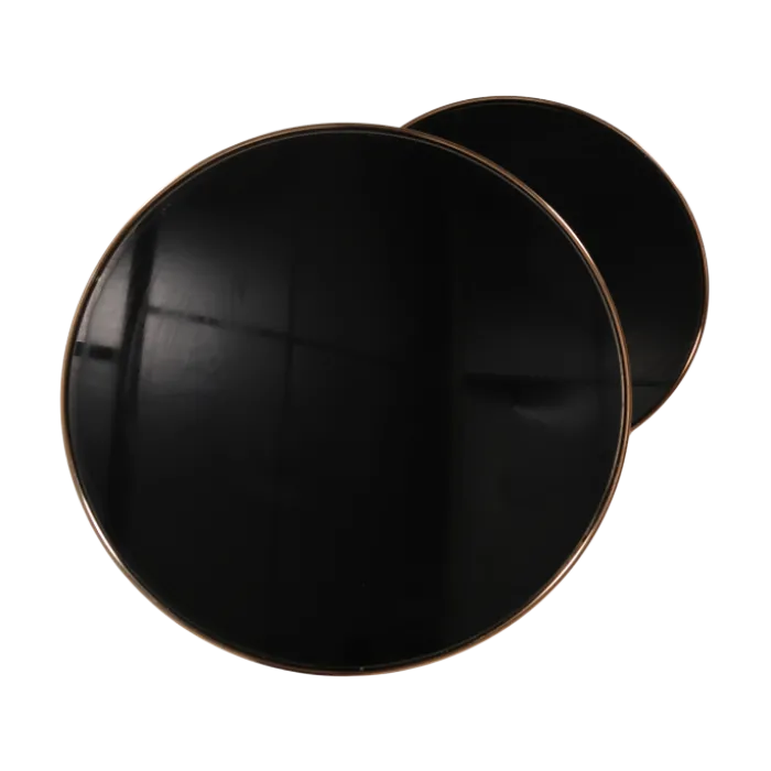 Set de 2 table GC4748 champagne/noir