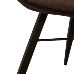 Shelton - Chaise en tissu Luxor anthracite
