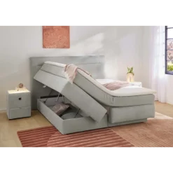 Simone lit 160x 200 cm Boxspring avec coffre