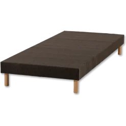 Sommier tapissier en tissu gris x2 ( 80 cm x 200 cm ) + lot de 2 relieurs