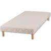 Sommier tapissier 90x200 Cansas Coutil beige