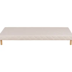 Sommier tapissier 90 x 190cm Beige Cansas