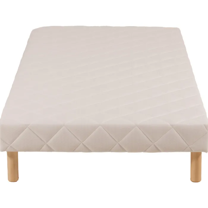 Sommier tapissier (2x) 80x200 Cansas Coutil beige