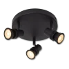 Spot 3 L - Kianti - 53901/13/30 Noir - sans ampoule