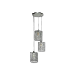Suspension 3L metal/noir