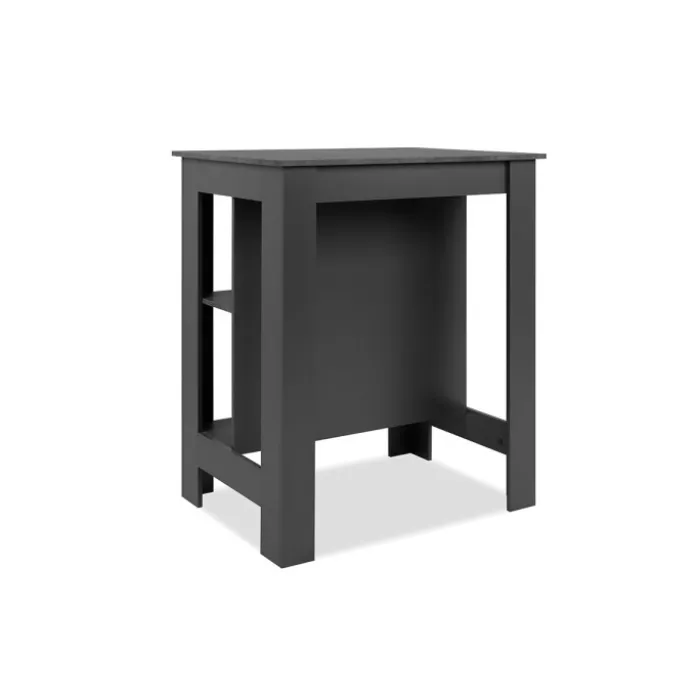 Table bar Atlanta - 003776 - ardoise foncé et anthracite