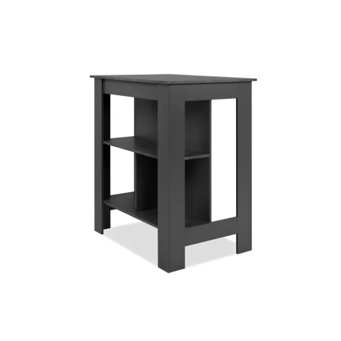 Table bar Atlanta - 003776 - ardoise foncé et anthracite